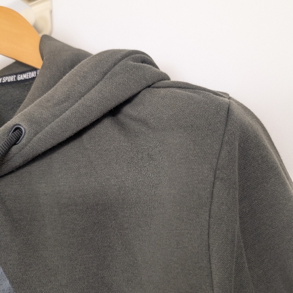 ADIDAS GREY-ISH, GREEN+ISH HOODIE SIZE MEDIUM - Picture 2 of 3